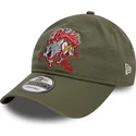 grune-verstellbare-curved-cap-9twenty-tom-und-jerry-looney-tunes-von-new-era