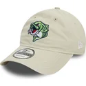beige-verstellbare-9twenty-kappe-mit-gebogenem-schirm-der-gwinnett-stripers-milb-von-new-era