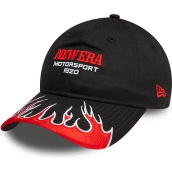 Sapkák ívelt fekete állítható 9TWENTY Flame Visor New Era