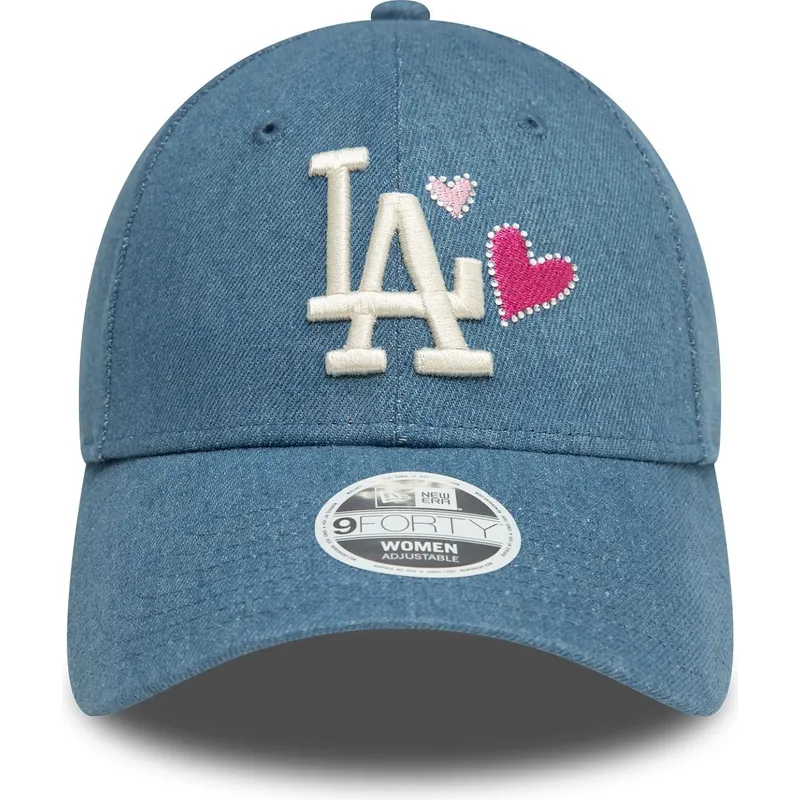 sapkak-ivelt-kek-allithato-9forty-denim-icon-heart-los-angeles-dodgers-mlb-new-era