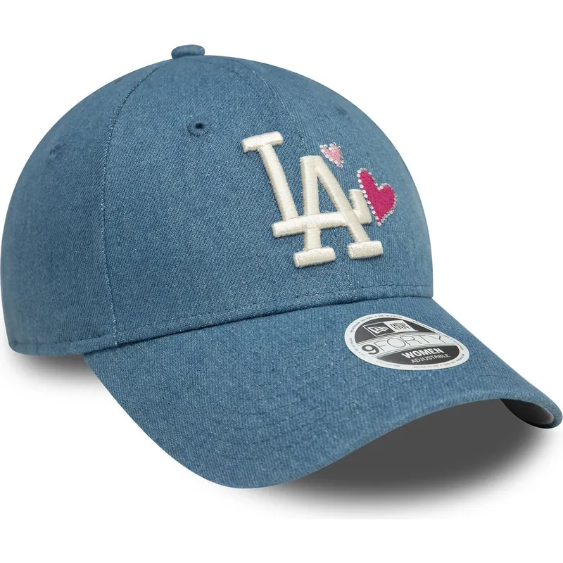 sapkak-ivelt-kek-allithato-9forty-denim-icon-heart-los-angeles-dodgers-mlb-new-era