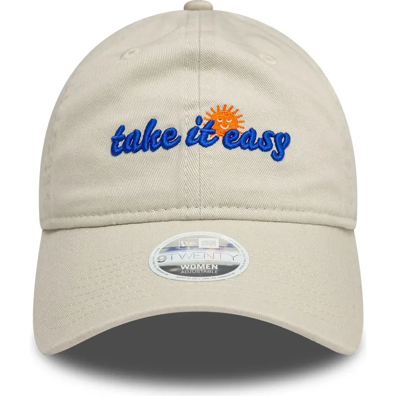 cap-ivelt-bezhov-reguliruema-lenta-9twenty-take-it-easy-new-era