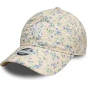 beige-bojd-justerbar-keps-for-dam-9twenty-floral-quilt-fran-new-york-yankees-mlb-av-new-era