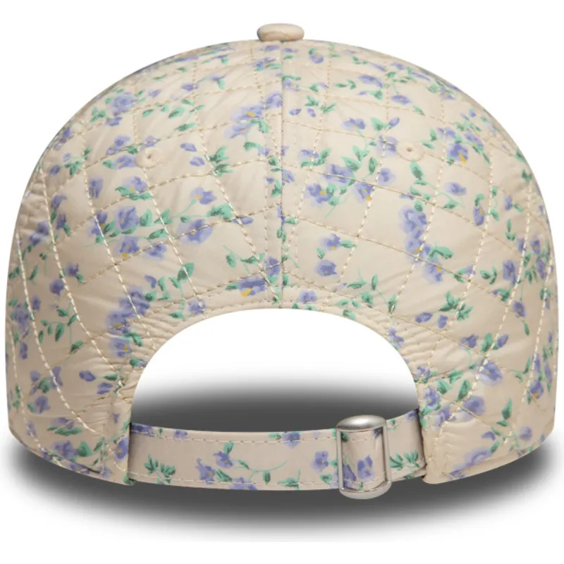 sapkak-ivelt-bezs-allithato-9twenty-floral-quilt-new-york-yankees-mlb-new-era
