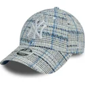 justerbar-bla-bojd-keps-for-kvinnor-9forty-tweed-new-york-yankees-mlb-fran-new-era