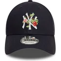 new-era-new-york-yankees-mlb-9forty-marinbla-kurvkeps-med-fruktikon