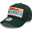 sapkak-ivelt-zold-snapback-9forty-a-frame-license-plate-santa-monica-ciudades-y-playas-new-era