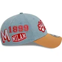 verstellbare-blaue-und-braune-9forty-denim-cap-mit-gebogenem-schirm-von-ac-milan-serie-a-von-new-era