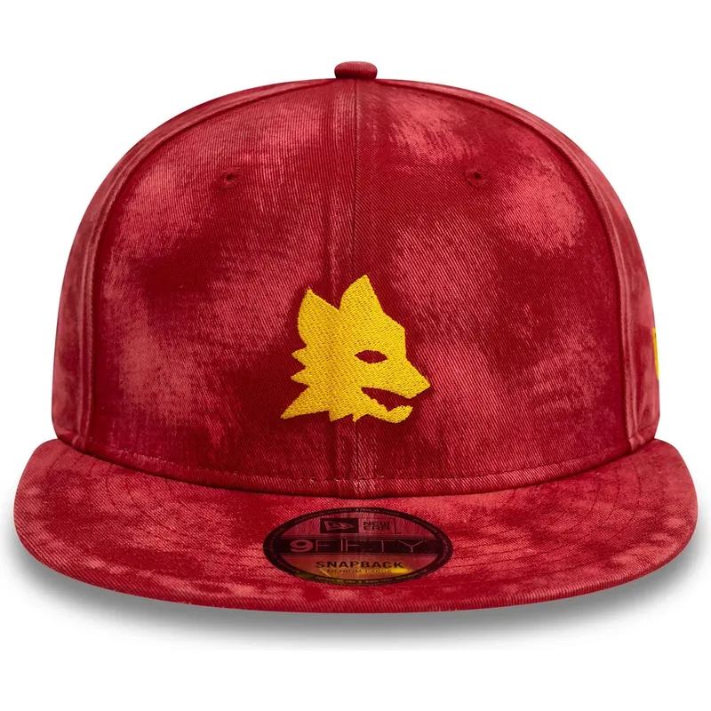 sapkak-lapos-piros-snapback-9fifty-tie-dye-associazione-sportiva-roma-serie-a-new-era