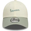 new-era-curved-brim-9forty-contrast-side-vespa-piaggio-light-green-adjustable-cap