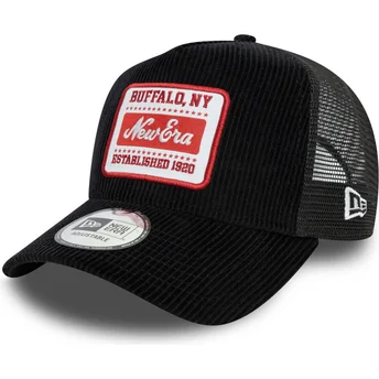 Svart truckerkeps 9FORTY A Frame Patch Cord från New Era