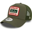 grune-trucker-kappe-9forty-a-frame-patch-von-new-era