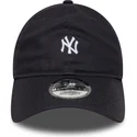 marineblaue-verstellbare-curved-cap-9twenty-mini-logo-der-new-york-yankees-mlb-von-new-era