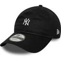 schwarze-verstellbare-kappe-9twenty-mini-logo-der-new-york-yankees-mlb-von-new-era