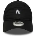 new-era-curved-brim-9twenty-mini-logo-new-york-yankees-mlb-black-adjustable-cap