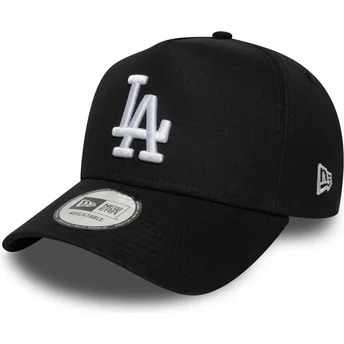 Svart böjd keps snapback E Frame League Essential från Los Angeles Dodgers MLB av New Era