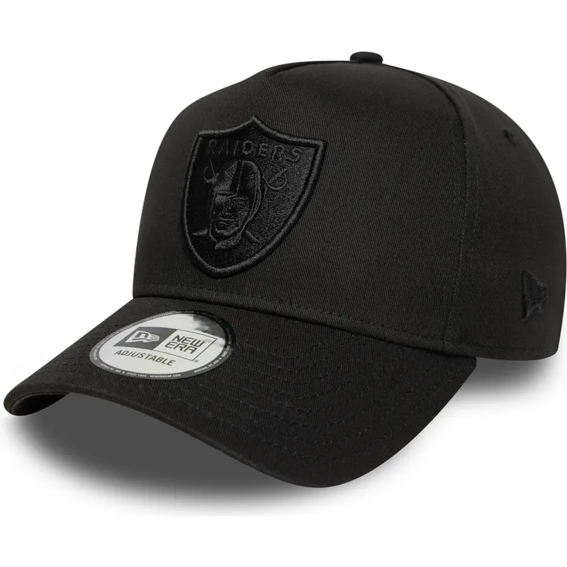 svart-bojd-keps-snapback-e-frame-essential-fran-las-vegas-raiders-nfl-av-new-era