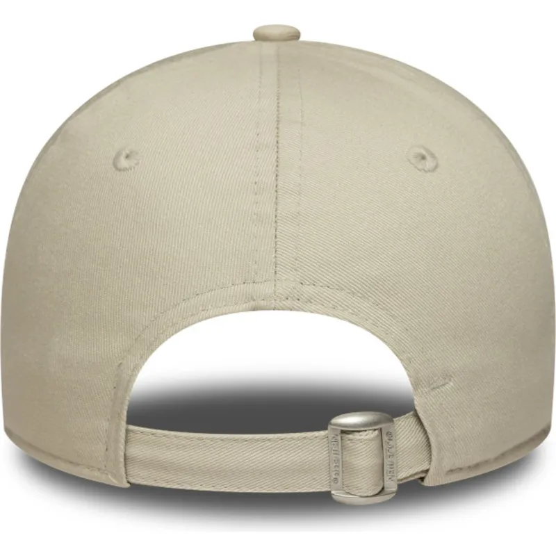 bojd-beige-justerbar-keps-for-dam-9forty-mini-logo-fran-new-york-yankees-mlb-av-new-era