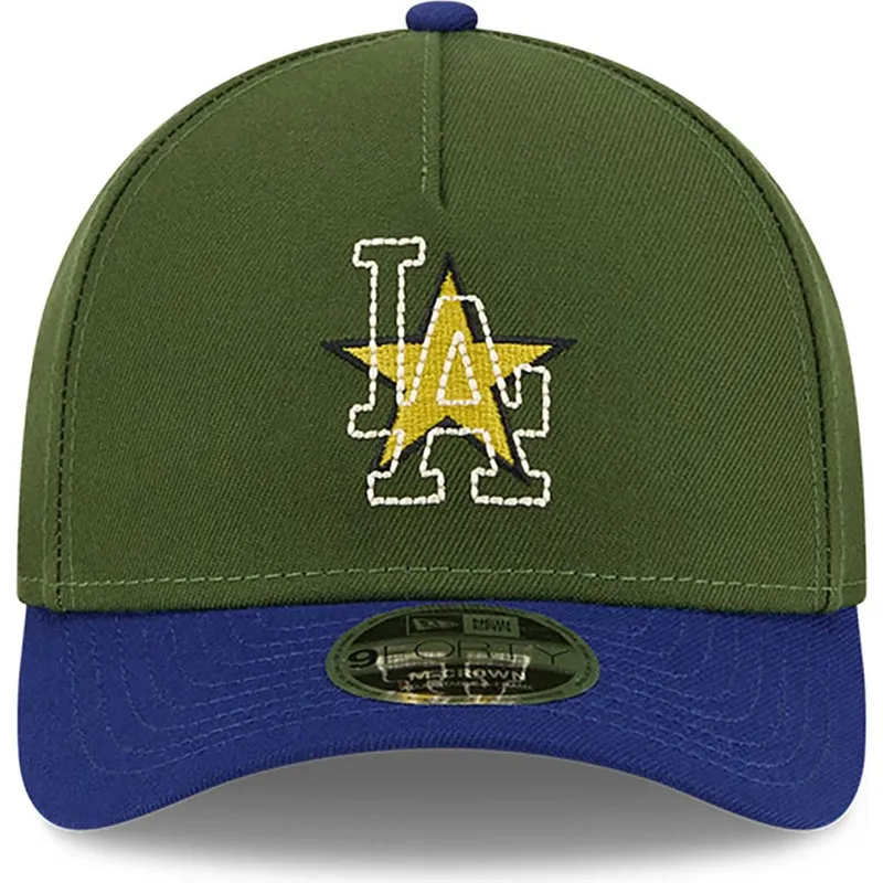 gron-och-bla-kurvad-keps-snapback-9forty-m-crown-city-feature-los-angeles-dodgers-mlb-fran-new-era