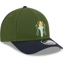 new-york-yankees-mlb-new-era-9forty-m-crown-city-feature-gront-och-marinblatt-snapback-keps