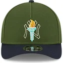 new-york-yankees-mlb-new-era-9forty-m-crown-city-feature-gront-och-marinblatt-snapback-keps