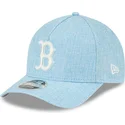 sapkak-ivelt-kek-snapback-9forty-m-crown-a-frame-cotton-weave-boston-red-sox-mlb-new-era