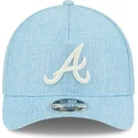 sapkak-ivelt-kek-snapback-9forty-m-crown-a-frame-cotton-weave-atlanta-braves-mlb-new-era