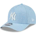 sapkak-ivelt-kek-snapback-9forty-m-crown-a-frame-cotton-weave-new-york-yankees-mlb-new-era