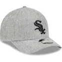 sapkak-ivelt-szurke-snapback-9forty-m-crown-a-frame-cotton-weave-chicago-white-sox-mlb-new-era