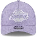 sapkak-ivelt-lila-snapback-9forty-m-crown-a-frame-cotton-weave-los-angeles-lakers-nba-new-era