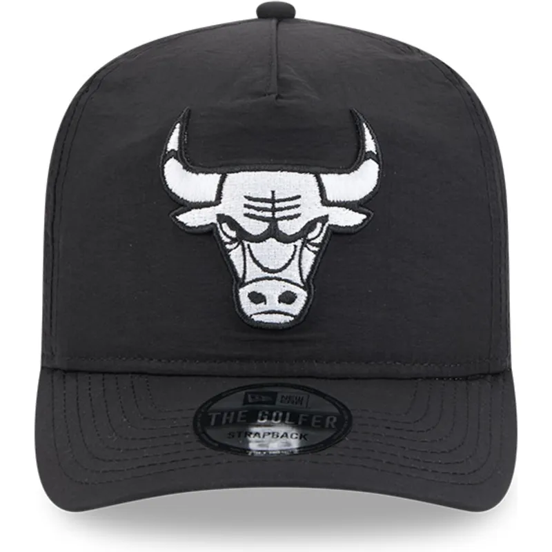 sapkak-ivelt-fekete-allithato-golfer-everyday-nylon-chicago-bulls-nba-new-era