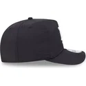 schwarze-verstellbare-golfer-everyday-nylon-kappe-mit-gebogenem-schirm-der-los-angeles-dodgers-mlb-von-new-era
