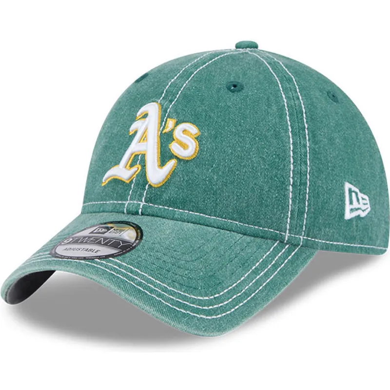 sapkak-ivelt-zold-allithato-9twenty-washed-contrast-oakland-athletics-mlb-new-era