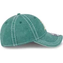 verstellbare-grune-curved-cap-9twenty-washed-contrast-der-oakland-athletics-mlb-von-new-era