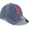 boston-red-sox-mlb-new-era-9twenty-washed-contrast-verstellbare-blaue-kappe