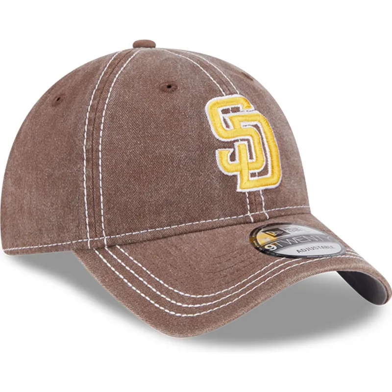 sapkak-ivelt-barna-allithato-9twenty-washed-contrast-san-diego-padres-mlb-new-era