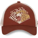 braune-und-beige-gue-trucker-kappe-von-von-dutch