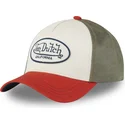 von-dutch-terry07-beige-gron-och-rod-truckerkeps