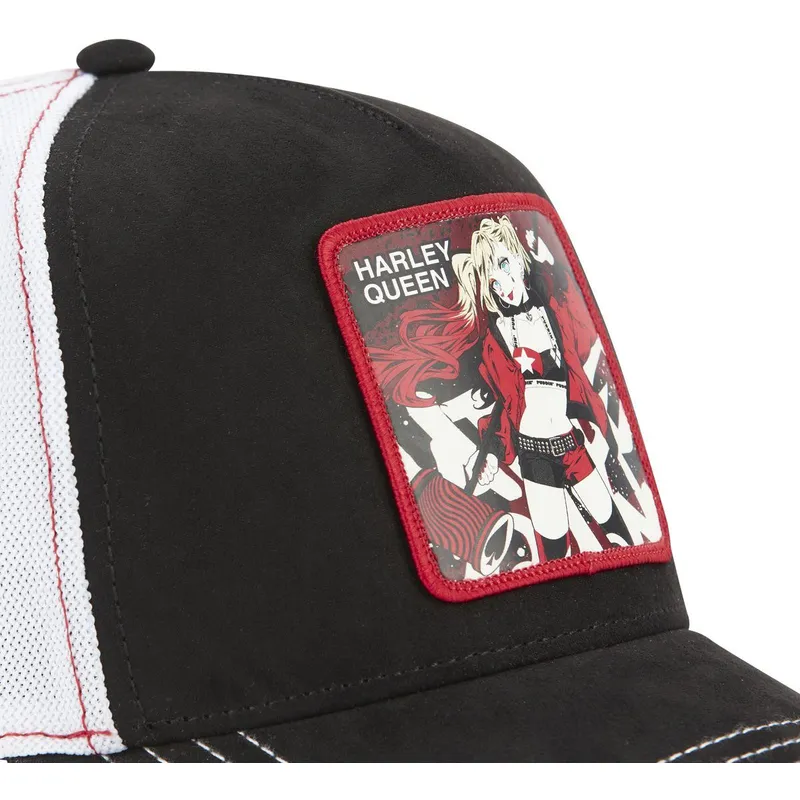 svart-och-vit-trucker-keps-harley-quinn-dc8-que-dc-comics-fran-capslab