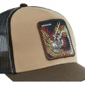 capslab-dra-beasts-braune-trucker-kappe-drache