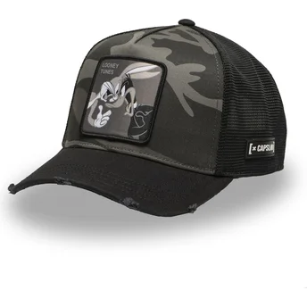 Gorra trucker multicolor Bugs Bunny och Daffy Duck LOO11 BD CT Looney Tunes från Capslab