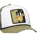 trucker-cap-weiss-und-camouflage-duffy-duck-loo11-cam-looney-tunes-von-capslab