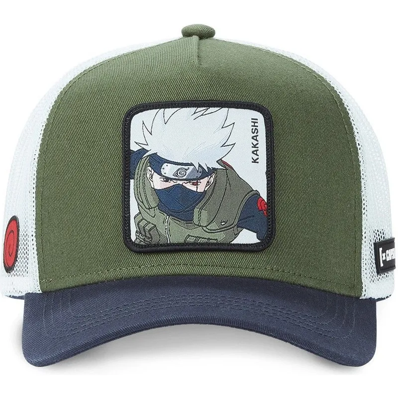 grune-weisse-und-blaue-trucker-kappe-fur-jungen-kakashi-hatake-kidkak1-naruto-von-capslab