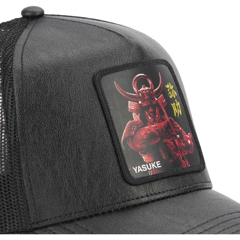 schwarze-trucker-cap-yasuke-yas-assassin-s-creed-von-capslab