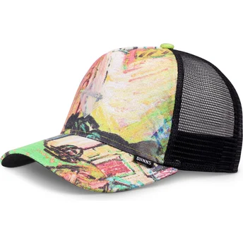 Sapkák ívelt többszínű snapback HFT Painting Djinns