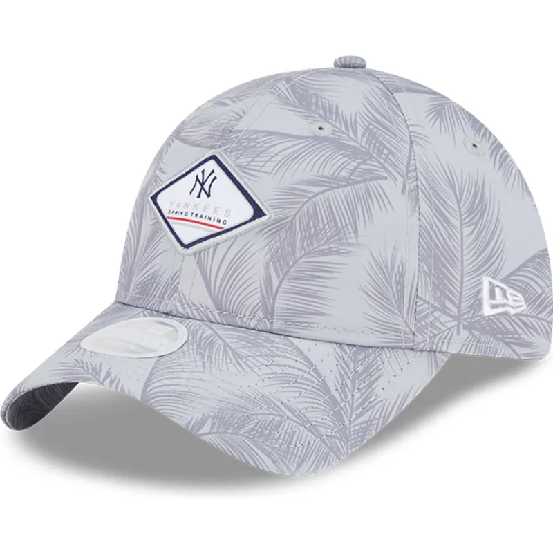 sapkak-ivelt-szurke-allithato-9twenty-leaf-open-back-spring-training-fan-pack-2025-new-york-yankees-mlb-new-era