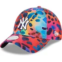 new-era-curved-brim-women-9twenty-spots-spring-training-fan-pack-2025-new-york-yankees-mlb-multicolor-adjustable-cap