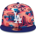 sapkak-lapos-tobbszinu-snapback-9fifty-printed-spring-training-fan-pack-2025-los-angeles-dodgers-mlb-new-era