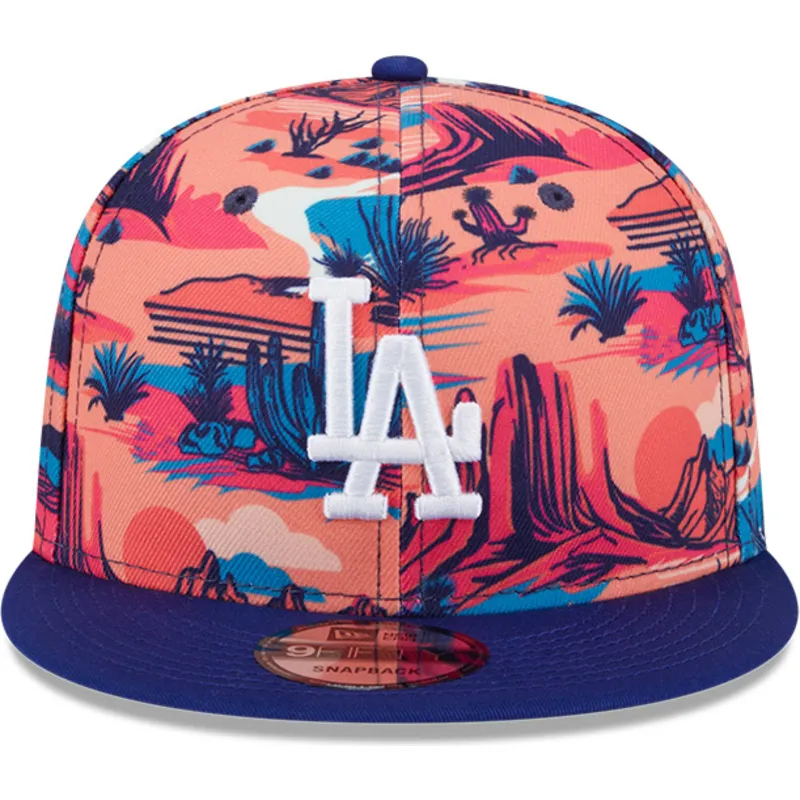 sapkak-lapos-tobbszinu-snapback-9fifty-printed-spring-training-fan-pack-2025-los-angeles-dodgers-mlb-new-era