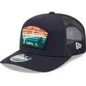 trucker-cap-marineblau-9seventy-stretch-snap-mesh-spring-training-fan-pack-2025-der-new-york-yankees-mlb-von-new-era